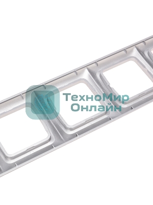 Рамка Kranz 5-я DEA горизонтальная Серебряный металлик