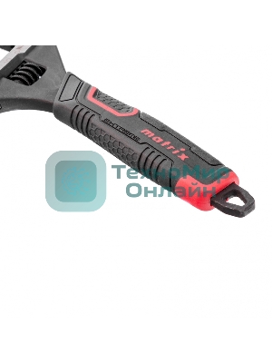 Ключ разводной Matrix, тонкие губки, фосфатированный, двухкомпонентная рукоятка, 300 мм, PRO