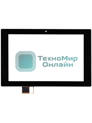 Сенсорное стекло (тачскрин) для Sony Xperia Tablet Z I101FGT08.1, черное