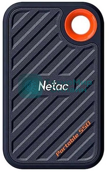 Внешний SSD Netac ZX20, 2TB, USB 3.2 Gen 2x2 Type-C, R/W 2000/1800, черный
