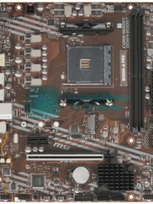 Материнская плата MSI B550M-A PRO, AM4, AMD B550, 2xDDR4, 4xSATA, 1xM.2, 1xPCIe 4.0 x16, 1xPCIe x1, 1xDVI-D, 1xHDMI, 1x 1Gb LAN, 2xUSB 2.0, 4xUSB 3.2 Gen 1, 3x3.5 мм, 7.1, mATX