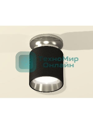 Светильник Ambrella Light XS6302122 SBK/PSL черный песок/серебро полированное MR16 GU5.3 (N6903, C6302, N6112)