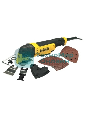 Многофункциональный инструмент DeWalt DWE315-QS 300Вт желтый/черный