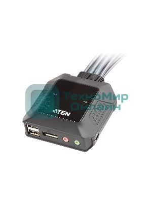 Переключатель ATEN 2 PORT USB DP KVM SWITCH.