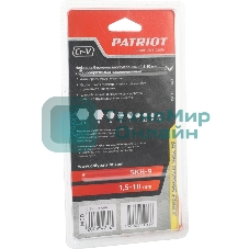 Набор ключей PATRIOT SKH-9, шестигранные с шаром,1,5-10мм, CRV, 9 шт