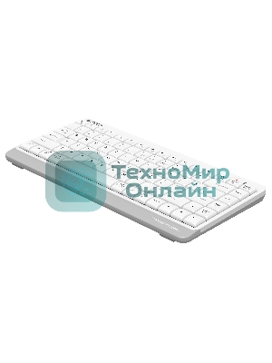 Клавиатура беспроводная A4Tech Fstyler FBK11 USB, Bluetooth/Радиоканал, белый/серый