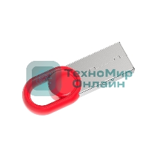 Флешка USB Netac UM2 (NT03UM2N-032G-32RE), 32Gb, USB 3.0, R/W 130/50, серебристый/красный