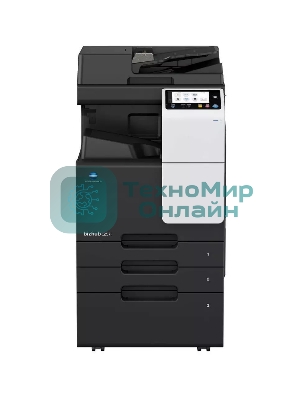 МФУ лазерное Konica Minolta Bizhub C257i (ACVD021), A3, цветной, печ. 25 стр/мин (A4) 12 стр/мин (A3), скан. до 55 стр/мин., 1800 x 600 dpi (печать) 600 x 600 dpi (скан.), USB, Ethernet, без картриджей и автопода - установка и запуск специалистом АСЦ