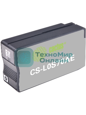 Картридж струйный Cactus CS-L0S70AE №953XL черный (58 мл) для HP OJ Pro 7740/8210/8218/8710/8715