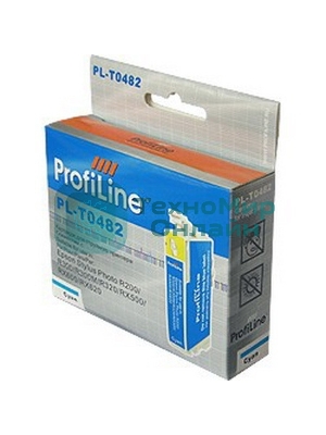 Картридж струйный ProfiLine PL-48240 для принтеров Epson StylusPhoto R200/R220/R300/R300M/R320/R325/R340/RX500/RX600/RX620 Cyan водн