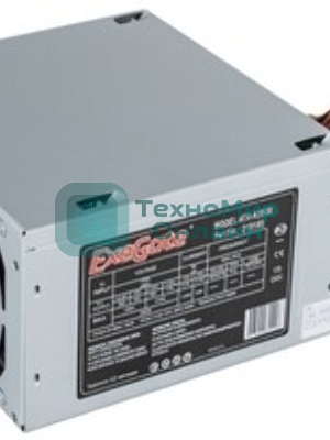 Блок питания ExeGate AB500 (EX219185RUS-S), 500Вт, 80мм, серебряный