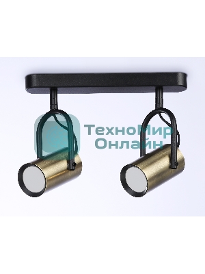 Светильник Ambrella light TA13194/2 BK/SB черный/бронза GU10/2 max 12W 260*100*195