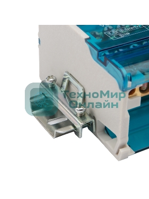 Ограничитель на DIN-рейку (металл) 2 винта Rexant (пакет 10 шт./уп.)