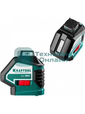 Уровни лазерные KRAFTOOL 34645 ''ll360'' 360 градусов 20м / 70м детектор