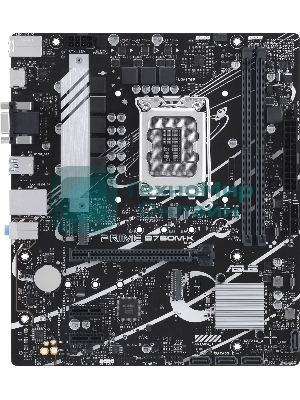 Материнская плата ASUS PRIME B760M-K, LGA 1700, Intel B760, 2xDDR5, 4xSATA, 2xM.2, 1xPCIe 4.0 x16, 2xPCIe x1, 1xHDMI, 1xVGA, 1x 2.5Gb LAN, 2xUSB-A 3.2 Gen 1, 2xUSB-A 2.0, 3x3.5 мм, 7.1, mATX