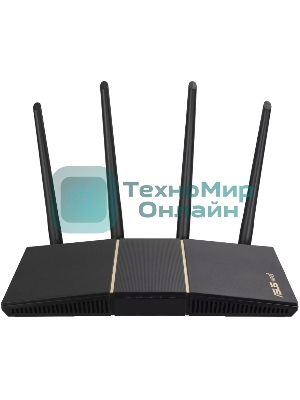 Роутер беспроводной Asus RT-AX57 AX3000 10/100/1000BASE-TX черный