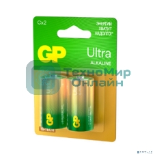 Алкалиновые батарейки GP Ultra Alkaline G-Tech 14А типоразмера C - 2 шт. на блистере