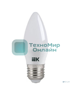 Лампа светодиодная IEK LLE-C35-7-230-30-E27 ECO C35 свеча 7Вт 230В 3000К E27