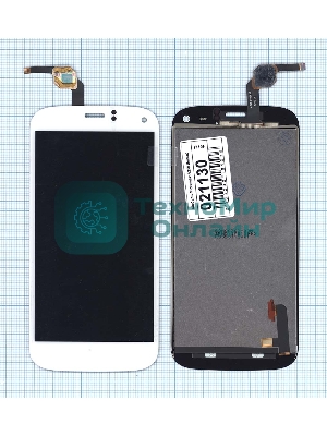 Дисплей для Micromax A250 Canvas Turbo белый