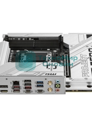 Материнская плата MSI B650M PROJECT ZERO, AM5, AMD B650, 4xDDR5, 4xSATA, 2xM.2, 1xPCIe 4.0 x16, 1xPCIe x1, 1xDP, 1xHDMI, 1x 2.5Gb LAN, 2xUSB-A 2.0, 2xUSB 3.2 Gen 1, 3xUSB 3.2 Gen 2, 3x3.5 мм, 7.1, mATX