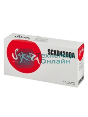 Картридж лазерный Sakura SCXD4200A для Samsung SCX-4200, черный, 3000 к.