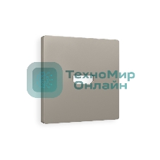 Лицевая панель ALFA (Серо-бежевый матовый) для HDMI розетки QUANT AP3740