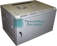 Шкаф настенный 2, 15U 600x600,  дверь металл