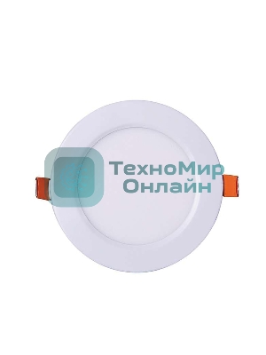 Светильник светодиодный JazzWay ультратонкий встраив. PPL-R 6Вт 4000К IP40 WH d120мм круглый
