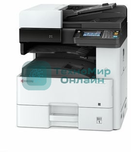 МФУ лазерное Kyocera Ecosys M4125idn (1102P23NL0/NL1) A3, ч/б, печ. до 25 стр/мин. (А4) до 12 стр/мин. (А3), скан. до 50 стр/мин., 1200 x 1200 dpi (печать) 600x600dpi (скан.), USB, RJ-45, NFC, Air Print, Mopria Duplex Net белый