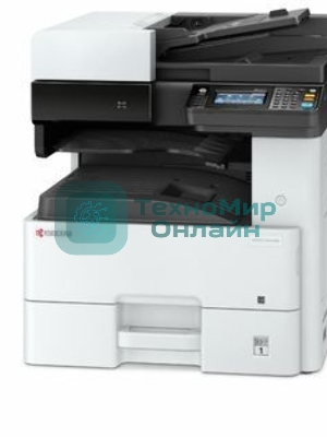 МФУ лазерное Kyocera Ecosys M4125idn (1102P23NL0/NL1) A3, ч/б, печ. до 25 стр/мин. (А4) до 12 стр/мин. (А3), скан. до 50 стр/мин., 1200 x 1200 dpi (печать) 600x600dpi (скан.), USB, RJ-45, NFC, Air Print, Mopria Duplex Net белый