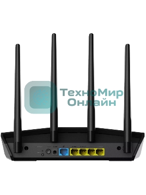 Роутер беспроводной Asus RT-AX57 AX3000 10/100/1000BASE-TX черный