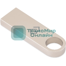 Флешка USB Digma DRIVE3 (DGFUL128A30SR), 128Gb, USB 3.0, R/W 70/30, серебристый