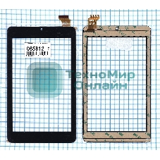 Сенсорное стекло (тачскрин) DP070164-F1 черное
