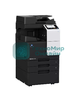 МФУ лазерное Konica Minolta Bizhub C257i (ACVD021), A3, цветной, печ. 25 стр/мин (A4) 12 стр/мин (A3), скан. до 55 стр/мин., 1800 x 600 dpi (печать) 600 x 600 dpi (скан.), USB, Ethernet, без картриджей и автопода - установка и запуск специалистом АСЦ