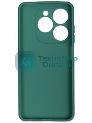 Чехол (клип-кейс) BoraSCO для Tecno Spark 20/20C/Go 2024/Pop 8 Microfiber Case зеленый опал