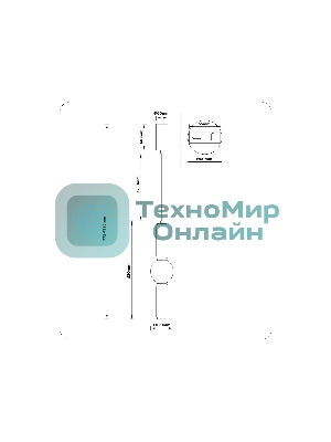 Подвесной светодиодный светильник Ambrella light LH11023 BK/SM черный/дымчатый 17W 3000K D120*520