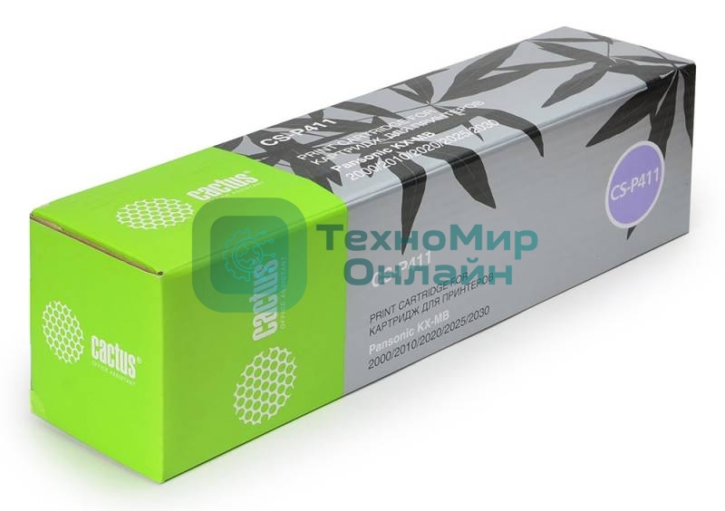 Картридж лазерный Cactus CS-P411 черный (2000 стр.) для Panasonic MB1900/MB2000/MB2010/MB2020/MB2025/MB2030