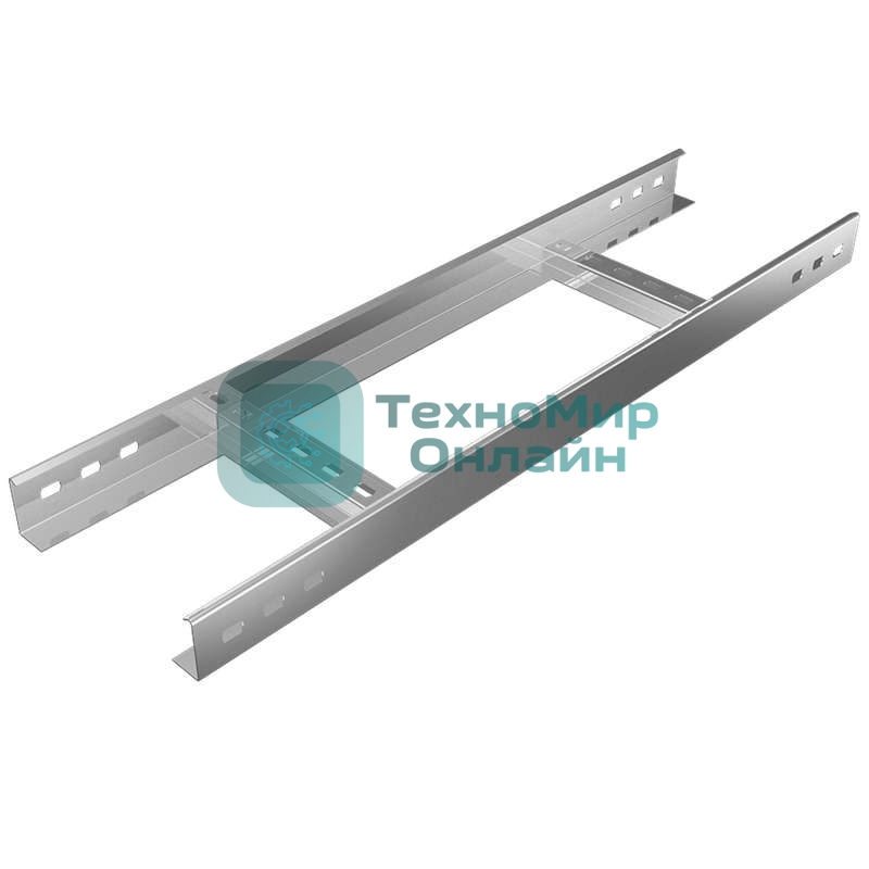 Лоток лестничный 200х50 L3000 сталь 1.2мм LL50х200х1.2 КМ LO1002