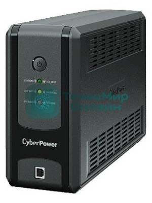 Источник бесперебойного питания CyberPower Line-Interactive UT850EIG, 850VA/425W, USB/RJ11/45, (4 IEC С13)