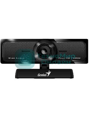 Веб-камера Genius WideCam F100 V2 1920x1080, 30 кадр/с, USB Type-A, микрофон, универсальное крепление