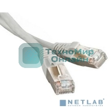 Патч-корд Hyperline PC-LPM-STP-RJ45-RJ45-C6a-2M-LSZH-GY Патч-корд FTP, экранированный, Cat.6a, LSZH, 2 м, серый
