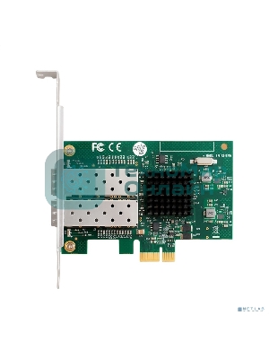 Сетевой адаптер ExeGate EXE-82576-F2 (PCI-E x1 v2.0, порты 2xSFP, 10/100/1000Mbps, Gigabit Server NIC Intel Chipset 82576-F2)