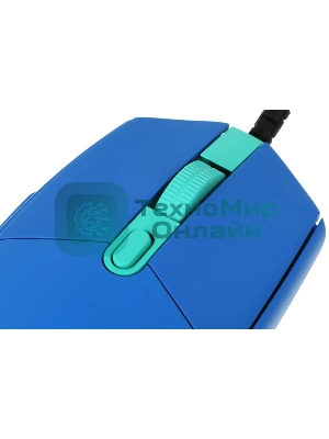 Мышь проводная Logitech G102 LIGHTSYNC синий, 8000 dpi, USB, кнопки - 6