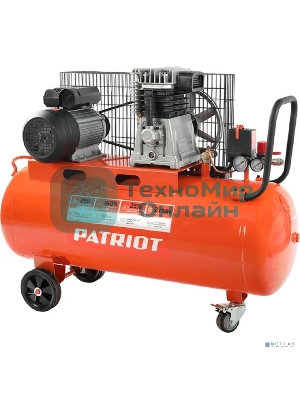 Компрессор поршневой Patriot PTR 100-440I масляный 440л/мин 100л 2200Вт оранжевый