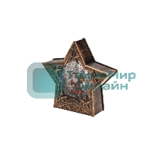 Светильник декоративный (фигура) Neon-night Звезда с эффектом снегопада и подсветкой