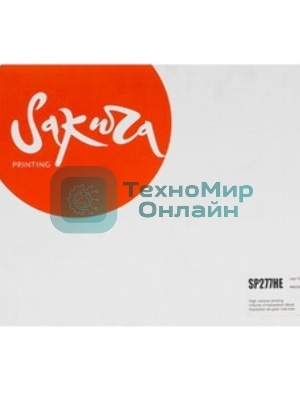 Картридж лазерный Sakura SP277HE для Ricoh, черный, 2600 к.