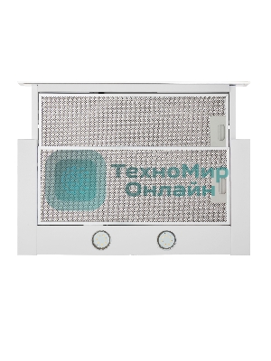 Вытяжка встраиваемая Maunfeld Ouse Touch Glass 60 белый, 60 см, 750 куб. м/ч, 48 дБ