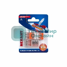 Соединительная компактная рычажковая клемма Rexant 3-проводная прозрачная (0,14-4 мм²) 5 шт.