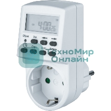 Таймер Navigator NTR-E-S01-WH розет. электрон.