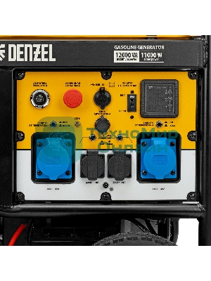 Электрогенератор бензиновый Denzel PS-120EA, 12 кВт, 110 дБ, 276 кг